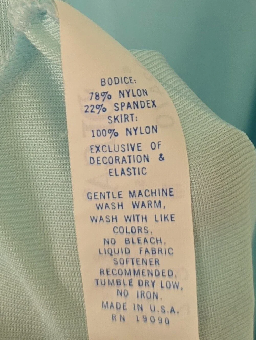Vintage Olga Peignoir Set Nightgown Robe Blue Pearl Lace Size Medium Full Sweep